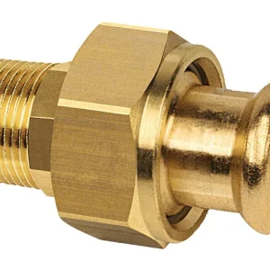 Bonfix PRESS 3-delige draadkoppeling buitendraad x pers 3/4" x 22 mm Fabrieksprijs