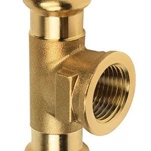 Voordeelprijs Bonfix PRESS T-stuk binnendraad 2x pers x binnendraad 16 mm x 1/2"