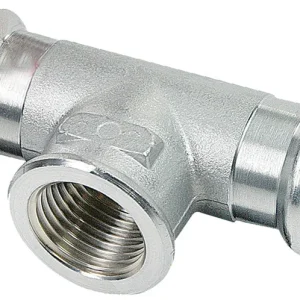 Superprijs Bonfix PRESS T-stuk staalverzinkt 2x pers x binnendraad 108 mm x 3/4"