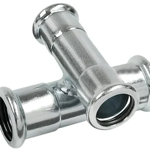 Bonfix PRESS passeerkruisstuk staalverzinkt 22 x 15 mm Goedkoop