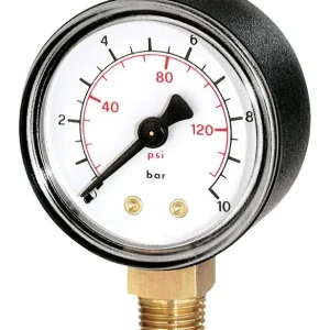 Goedkoop Watts manometer type 63-R buitendraad ¼" 0 - 10 bar