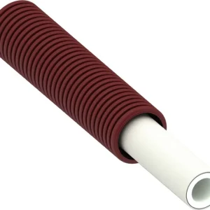 Voordeelprijs TECEflex Alupex buis 16 mm in mantel rood lengte 75 meter