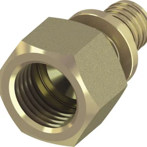 Betaalbaar TECEflex schroefkoppeling messing pers x binnendraad 16 mm x 1/2"