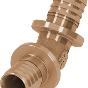 Uitverkoop TECEflex knie 45° brons pers 32 x 32 mm