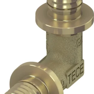 TECEflex knie 90° messing pers 40 x 40 mm Exclusieve Aanbieding