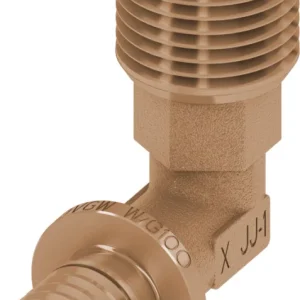 TECEflex knie 90° brons pers x buitendraad 32 mm 1" Beperkte Voorraad