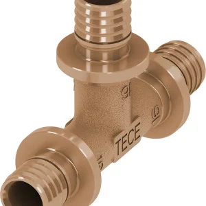 Bestseller TECEflex t-stuk 90° brons pers 63 mm