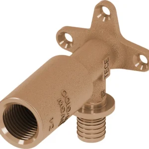 TECEflex muurplaat lang brons pers x binnendraad 16 mm x 1/2" Beste Prijs