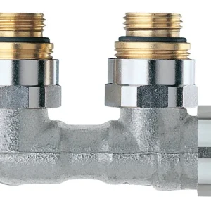 Vekolux H-onderblok radiatoraansluiting - haaks Rp ½" en G ¾" Lage Prijs