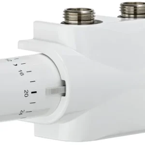 Lage Prijs IMI Heimeier Multilux 4 onderblok compleet met therm.regelelement Halo 2 pijps wit