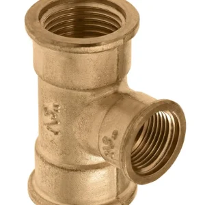 Voordeelprijs Bonfix verloop T-stuk 90° 3 x binnendraad ¾" x ½" x ¾"