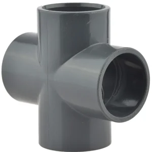 Betaalbaar PVC druk kruisstuk 63 mm