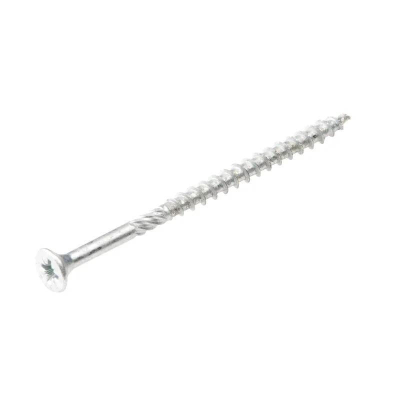 Voordeelprijs DynaPlus Spaanplaatschroef Verzinkt Pozidrive PZ3 6.0 x 120/70 mm - 100 Stuks