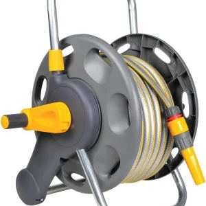 Exclusieve Aanbieding Hozelock 2 in 1 slanghaspel met slang 50m