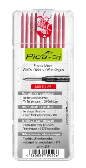 Pica 4031 Dry Navulling rood Op = Op