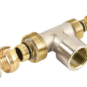 Bonfix alu-knel T-stuk koppeling verlopend met binnendraad 20 mm x 3/4" x 16 mm Direct Verzonden