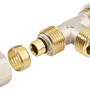 Bonfix alu-knel T-stuk koppeling met buitendraad 32 mm x 1" x 32 mm Actieprijs