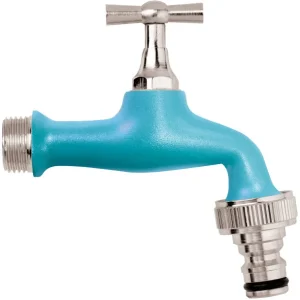 Colortap buitenkraan blauw Weekendaanbieding