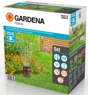 Gardena Pipeline startset met zwenksproeier Flitsaanbieding