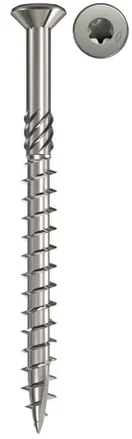 Korting Fischer vlonderschroeven 5 x 60 mm RVS A2 150 stuks