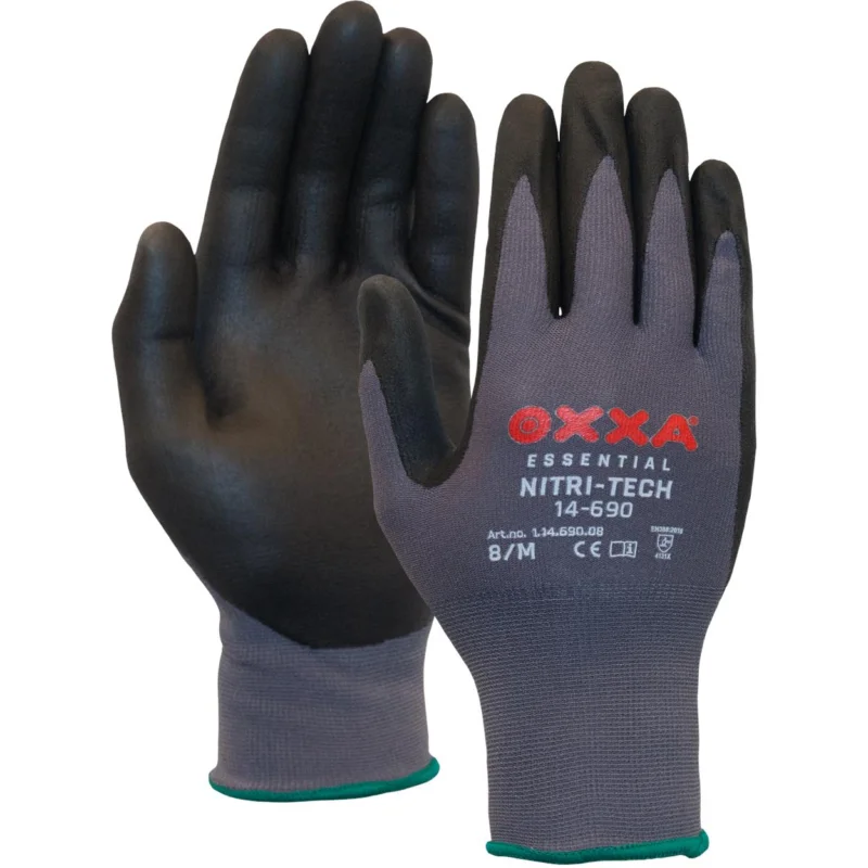 Snelle Levering OXXA Nitri-Tech 14-690 werkhandschoenen 12 paar