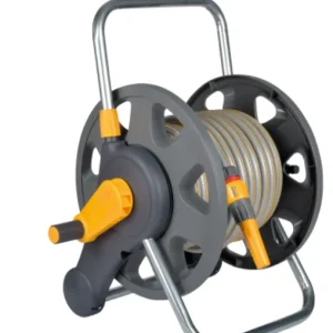 Hozelock slanghaspel 2 in 1 met 25m slang en tuinspuit Hete Deal