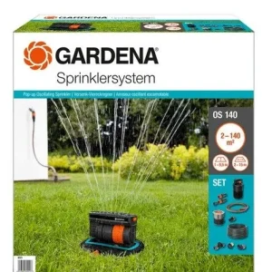 Gardena Pipeline startset met verzonken zwenksproeier OS 140 Flitsaanbieding