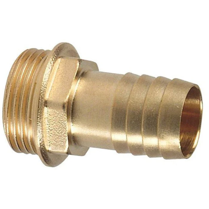 Alleen Vandaag Messing slangtule 6-kant buitendraad 3/4" x 20 mm