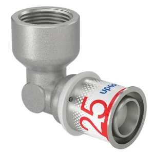 Uponor S-Press Plus knie 90° Water binnendraad 25 x ¾" Bestel Nu