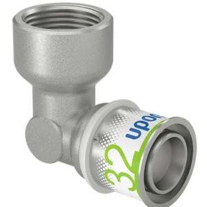Must-Have Uponor S-Press Plus knie 90° Water binnendraad 32 x 1"