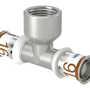 Uponor S-Press Plus T-stuk 90° binnendraad Water 16 x ½" x 16 Veilige Betaling