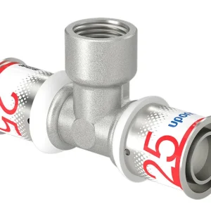 Uponor S-Press Plus T-stuk 90° binnendraad Water 25 x ½" x 25 Speciale Aanbieding