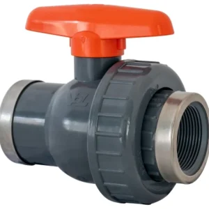 VDL PVC kogelkraan 1/2" binnendraad x wartel Direct Beschikbaar