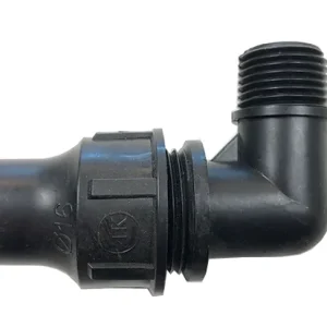 Beperkt Aanbod Druppelslang knie buitendraad 25 mm x 1/2"