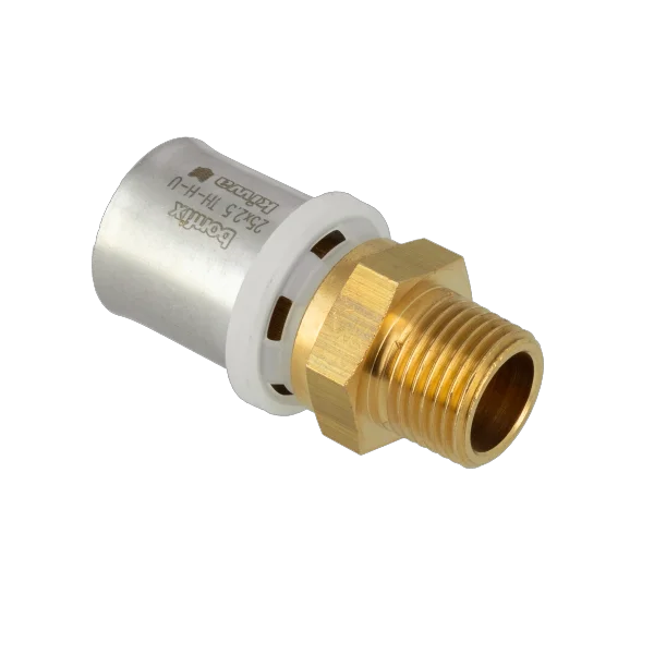 Aanbieding Bonfix Alu-pers koppeling buitendraad 25mm x 1/2"