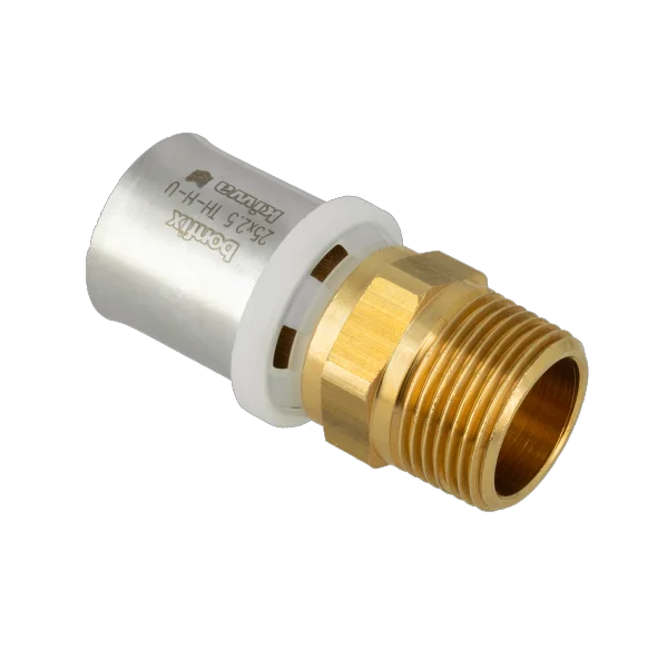 Bonfix Alu-pers koppeling buitendraad 25mm x 3/4" Hete Deal