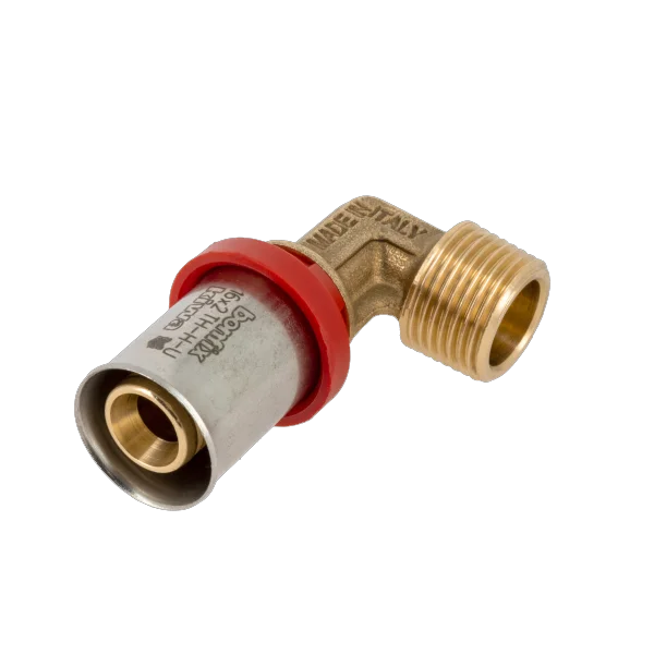 Aanbieding Bonfix Alu-pers knie buitendraad 16mm x 3/8"