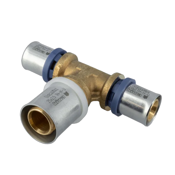 Korting Bonfix Alu-pers verloop T-stuk 20 x 25 x 20mm