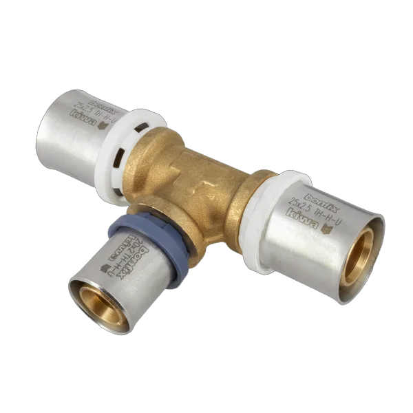Op = Op Bonfix Alu-pers verloop T-stuk 25 x 20 x 25mm