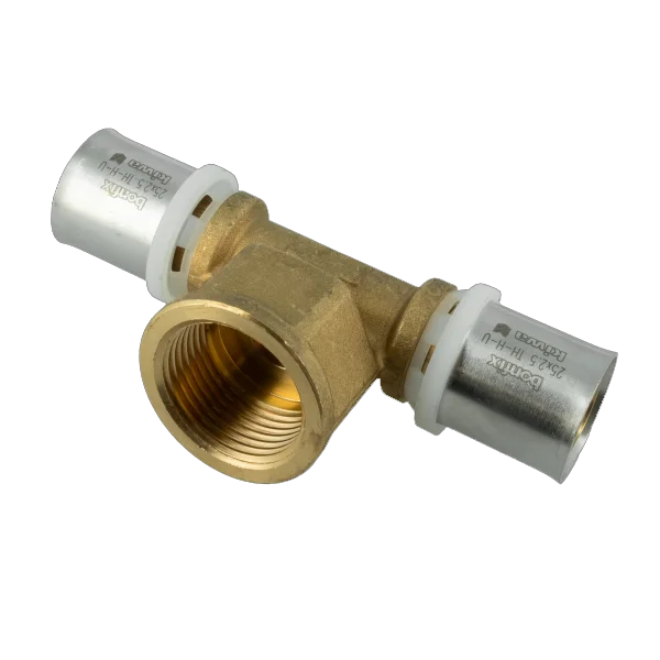 Must-Have Bonfix Alu-pers T-stuk binnendraad 25mm x 1"