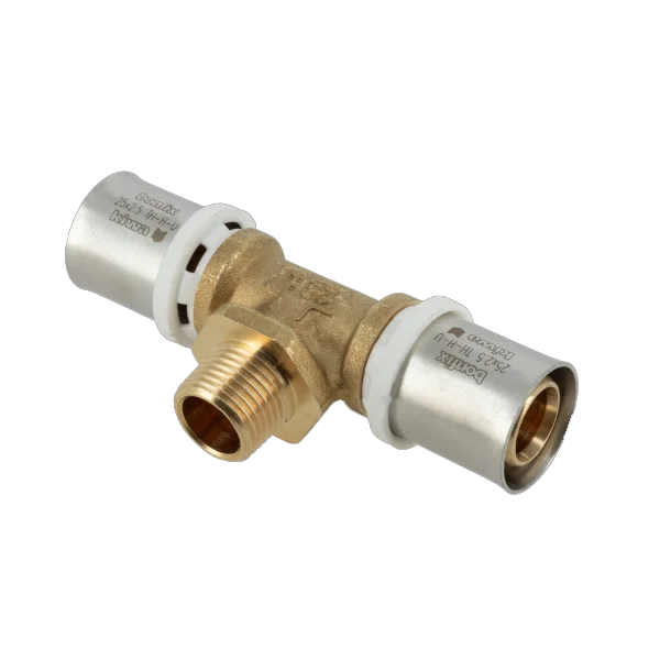 Seizoensaanbieding Bonfix Alu-pers T-stuk buitendraad 25mm x 1/2"