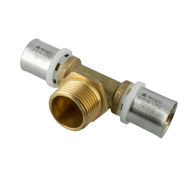 Bonfix Alu-pers T-stuk buitendraad 25mm x 1" Fabrieksprijs