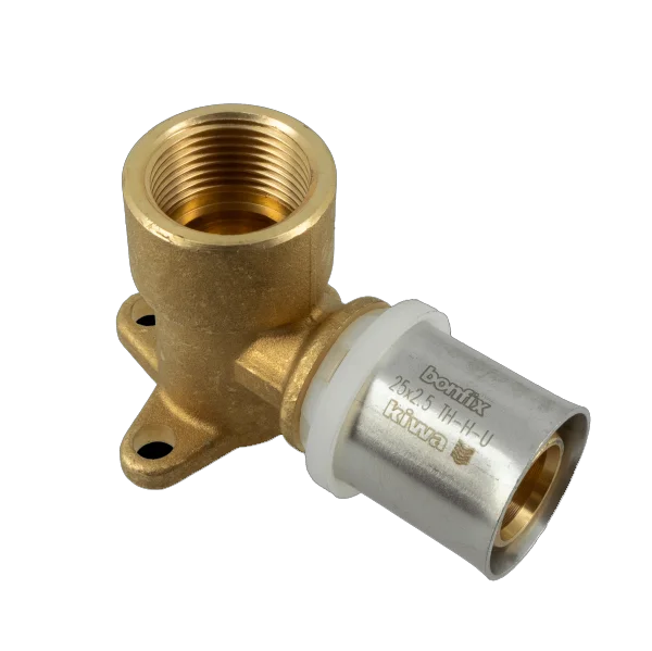 Veilige Betaling Bonfix Alu-pers muurplaat 25 mm x 3/4" hoote 52mm