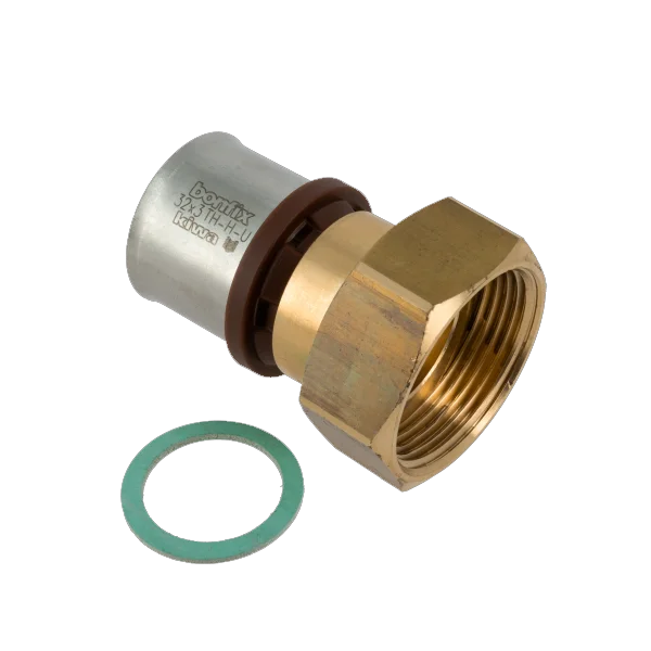Direct Verzonden Bonfix Alu-pers 2-delige koppeling binnendraad 32mm x 1 1/4"