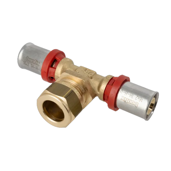 Merkproduct Bonfix Alu-pers T-stuk pers 16 x knel 15 x pers 16mm