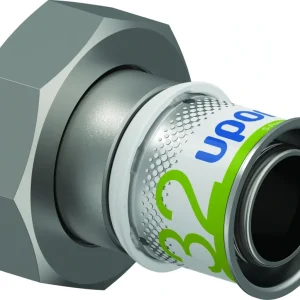Populair Uponor S-Press Plus schroefkoppeling met wartel voor circulatiepomp