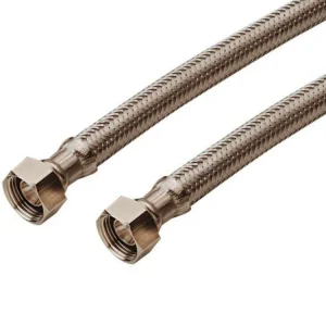 RVS flexibele slang 3/8‘‘ binnendraad 30 cm Beperkt Aanbod