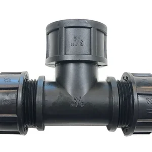 Druppelslang T-stuk binnendraad 25 mm x 1/2‘‘ x 25 mm Finale Uitverkoop