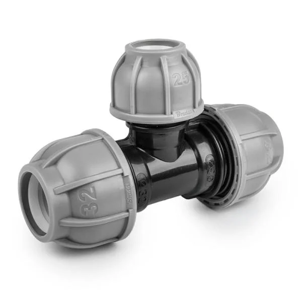 Alleen Vandaag Tyleen koppeling T-Stuk 25 mm x 20 mm x 25 mm 3 x Knel