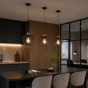 Hanglamp Mesh Black & Brass Laatste Kans